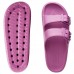 Chinelo Slide Usaflex Poofy Plataforma Feminino Roxo