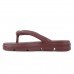 Chinelo Usaflex Poofy Plataforma Eva Vinho / Marrom