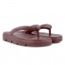 Chinelo Usaflex Poofy Plataforma Eva Vinho / Marrom