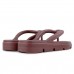 Chinelo Usaflex Poofy Plataforma Eva Vinho / Marrom