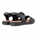 Sandália Usaflex Elastic Feminina Preto / Prata