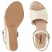 Sandália Usaflex Modern Fivela Feminina Creme / Bege