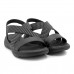 Sandália Usaflex Plataforma Elástico Feminina Preto