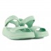 Sandália Usaflex Plataforma Poofy Feminina Verde Claro
