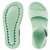 Sandália Usaflex Plataforma Poofy Feminina Verde Claro