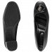 Scarpin Usaflex Salto Baixo Casual Feminino Preto