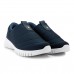 Tênis Usaflex Slip On Elastano Feminino Marinho / Branco