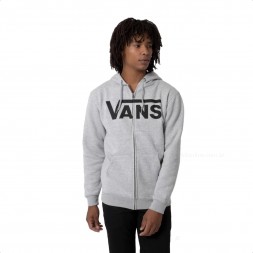 Moletom Vans Classic Zip Hoodie II Masculino Cinza / Preto