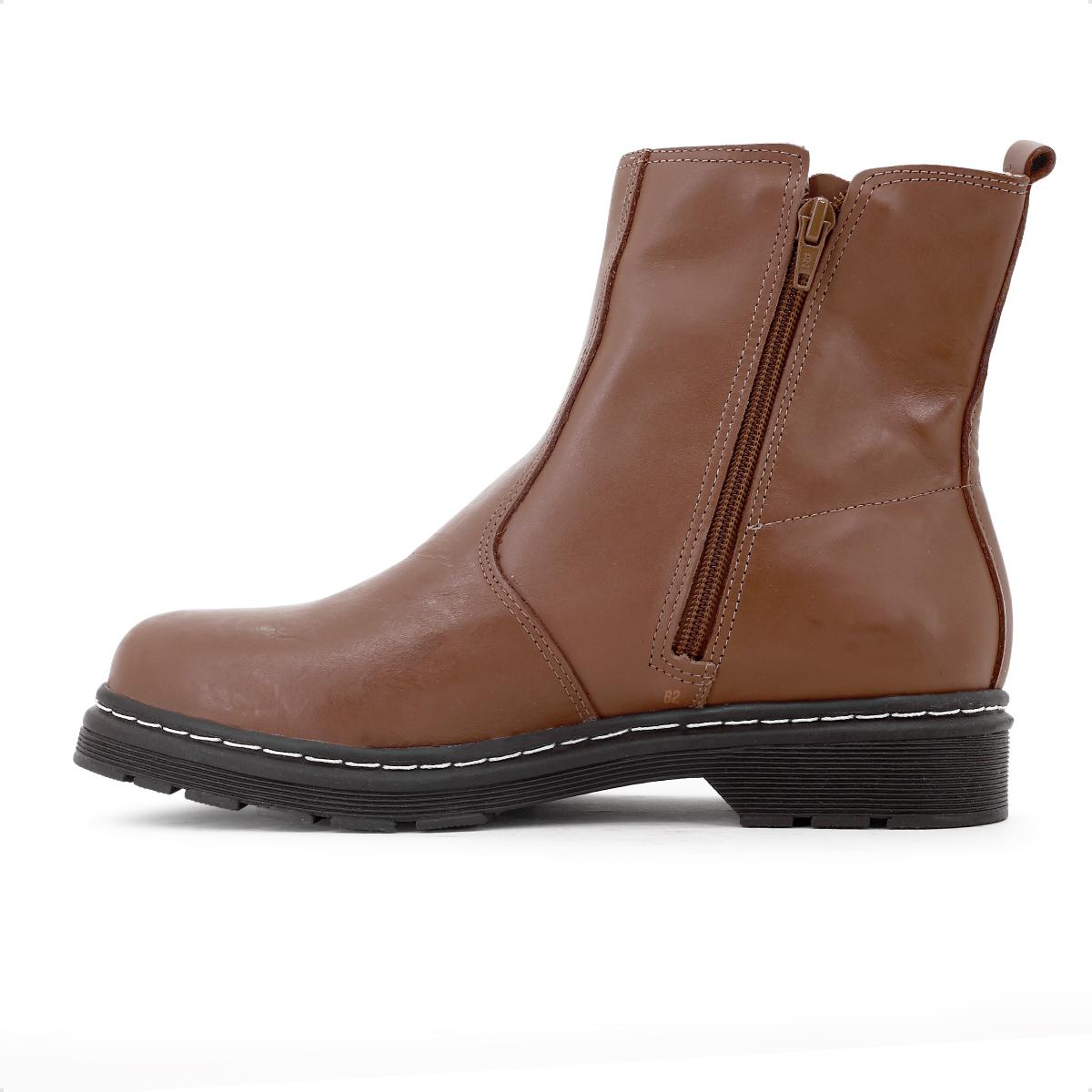 Bota via uno shop marrom