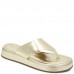 Chinelo Papete Via Uno Flatform Feminino Dourado