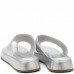Chinelo Papete Via Uno Flatform Feminino Prata
