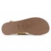 Sandália Papete Via Uno Flatform Feminina Dourado