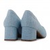 Scarpin Via Uno Bico Fino Feminino Jeans