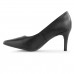 Scarpin Via Uno Bico Fino Feminino Preto