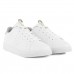 Tênis Via Uno Moda Microfuros Feminino Branco / Dourado