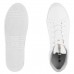 Tênis Via Uno Moda Microfuros Feminino Branco / Dourado