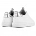Tênis Via Uno Moda Microfuros Feminino Branco / Prata