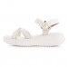 Sandália Vizzano Anabela Tiras Feminina Off White