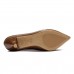 Scarpin Vizzano Bico Fino Salto Baixo Feminino Marrom Escuro