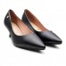 Scarpin Vizzano Bico Fino Salto Baixo Feminino Preto