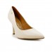 Scarpin Vizzano Salto Alto Bico Fino Creme / Creme