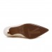 Scarpin Vizzano Salto Alto Bico Fino Creme / Creme