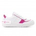 Tênis Vizzano Casual Feminino Branco / Rosa Chock